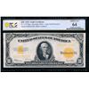 Image 1 : 1922 $10 Gold Certificate PCGS 64