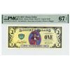 Image 1 : 2013 $1 Captain Hook Disney Dollar PMG 67EPQ