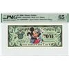Image 1 : 2000 $1 Mickey Disney Dollar PMG 65EPQ