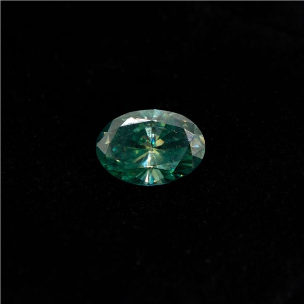 6.34Cct GREEN Fire Moissanite