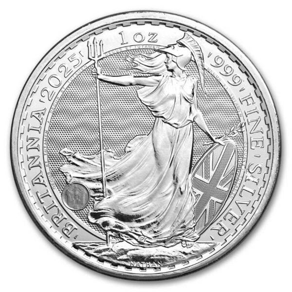 2025 Great Britain 1 oz Britannia Silver BU Coin