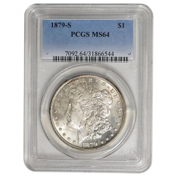 1879-S $1 Morgan Silver Dollar PCGS MS64