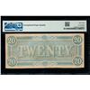 Image 2 : 1864 $20 T-67 Confederate PMG 58EPQ