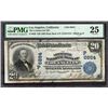 Image 1 : 1902 $20 Los Angeles CA National PMG 25