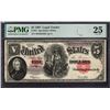 Image 1 : 1907 $5 Legal Tender Note PMG 25
