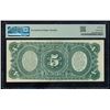 Image 2 : 1869 $5 Rainbow Legal Tender Note PMG 65EPQ