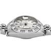 Image 6 : Rolex Ladies Stainless Steel Pyramid Diamond Bezel Date Watch