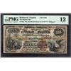 Image 1 : 1882 $10 Richmond VA National PMG 12