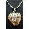 Image 1 : Sterling Silver Mom Heart Locket Necklace
