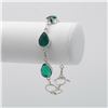 Image 6 : Lab Created Stunning 4 Piece Tsavorite Garnet Jewelry Set