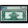 Image 2 : 1899 $2 Mini Porthole Silver Certificate PMG 45