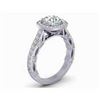 Image 4 : Sparkling 2.75ct  Ice Blue Fire Moissanite Ring
