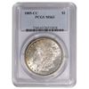 Image 1 : 1885-CC $1 Morgan Silver Dollar PCGS MS63