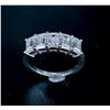 Image 1 : 5.07 Ct VVs1 White D-E Fire Moissanite Ring