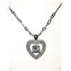Image 3 : Breathtaking 2 Ct Heart Simulated Diamond Pendant Necklace