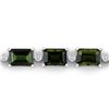 Image 2 : 14KT White Gold 19.04ctw Green Tourmaline and Diamond Bracelet