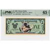 Image 1 : 1988 $1 Mickey Disney Dollar PMG 65EPQ