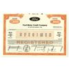 Image 1 : Ford Motor Credit Co. 1985 Specimen Registered 8 3/4% Bond XF ABN Orange