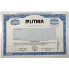 Image 1 : OR. Lithia Motors, Inc., 1970s Odd Shrs Specimen Stock Cert., VF-XF ABN Blue