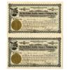 Image 1 : CT, First National Securities Co. of Wallingford, Inc., 1934 I/U Stock Certificate Pair