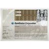 Image 1 : MA. BankBoston Corp., 1997 Odd Shrs Specimen Stock Cert., VF-XF ABN Brown