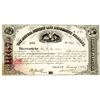 Image 1 : NJ. Mutual Benefit Life Insurance Co., 1867 $9.90 I/C Scrip Dividend, Fine-VF