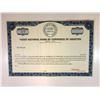 Image 1 : TX. Texas National Bank of Commerce of Houston 1930-50 Specimen Stock Cert Unc ABN