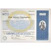 Image 1 : VA. First Colony Corp., 1993 Odd Shrs Specimen Stock Certificate, VF ABNC
