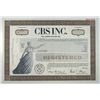 Image 1 : CBS Inc., 1986 $Odd Specimen 10 7/8% Registered Senior Bond, VF USBN