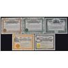 Image 1 : IL. OH.,  Publishing, Entertainment, and Theatre I/U Stock Certificate Quintet, 1914 to 1934.
