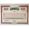 Image 1 : TN. Shoney's, Inc., 1988 $Odd Specimen 12% Registered Subordinated Bond, VF