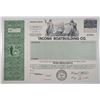 Image 1 : WA. Tacoma Boatbuilding Co., 1990 Odd Shares Specimen Stock Certificate, VF