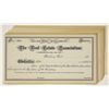 Image 1 : CA. Real Estate Association, Petaluma, CA, ND (1870s to 1890s), U/U Stock Certificates Assortment