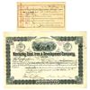 Image 1 : KY. Kentucky Coal, Iron & Development Co., 1894, Stock Certificate and Stock Assignment