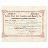 Image 1 : ME. Sandy River Iron Foundry and Manf'g Co., 1875, I/U Stock Certificate.