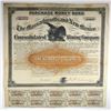 Image 1 : Massachusetts & New Mexico Consolidated Mining Co., $100 I/U Coupon Bond. VF