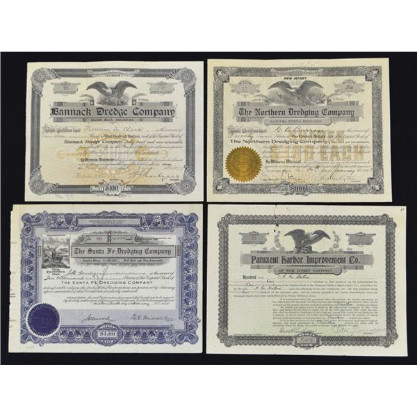 Dredging and Harbor Improvement Stock Assortment, 1897 to 1914.
