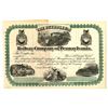 Image 1 : PA. Petroleum Railway Co. of Pennsylvania, ND (ca.1860s), U/U Stock Certificate.