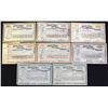 Image 1 : IL. Illinois Central Rail Road Co., 1874 to 1943, I/C Stock Certificate Assortment.