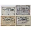 Image 1 : MN. & WI., Minnesota and Wisconsin Railroad Stock Certificate Quartet, 1871 to 1919.