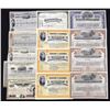 Image 2 : PA. Passenger and Traction Railroad Assortment of Stock Certificates, ca. 1850s to 1900s.