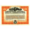 Image 1 : PA. City of Philadelphia, 1922 Proof Certificate $-odd