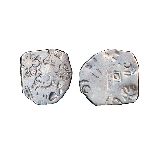 Magadha Imperial Series IVb, Silver Karshapana, 3.20 gms