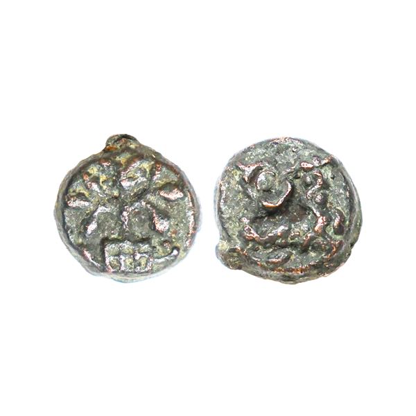 Ancient, Post Mauryan(1st Century BC), Universal Cast Copper Unit, 4.83 gms.