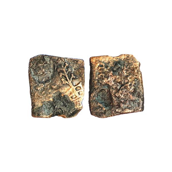 Ancient, Agroha Janapada, (2nd-1st Century BC), Copper Unit, 1.74 gms