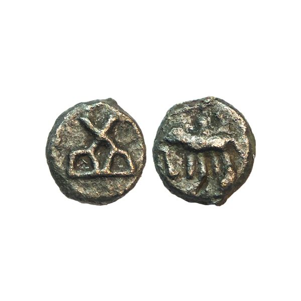 Ancient, North India, Generally Assigned to Sunga Dynasty (1st Century BC), Uninscribed, Cast Copper