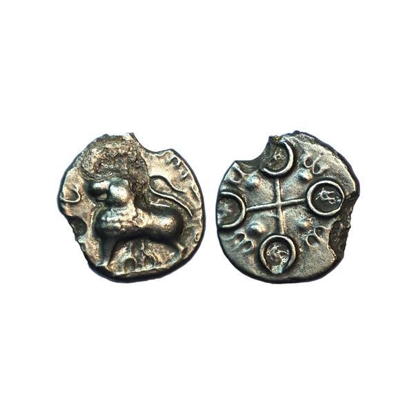Ancient, Satavahanas, Sri Satakarni (c. 100 BC), Copper, 4.29 gms