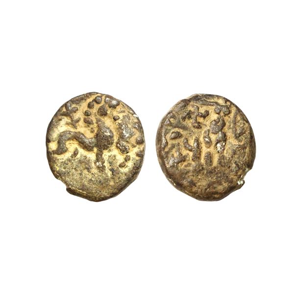 Indo Scythian, Rajuvula (58-12 BC), Lead Unit, 4.01 gms