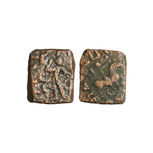 Indo Scythians, Northern Kshatraps, Mujatria (1-20 AD), Copper Unit, 2.00 gms