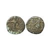 Image 1 : Kushan, Kanishka I (c. 127/28-152 AD), AE Copper Quarter Unit, 3. 80 gms,